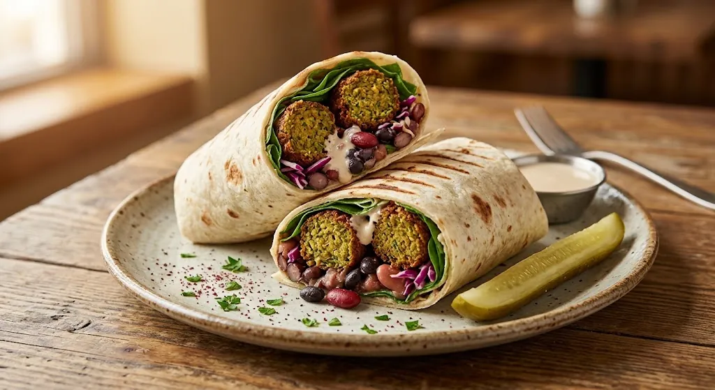 Falafel Bean Wrap